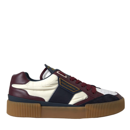 Multicolor Miami Leather Low Top Sneakers Shoes