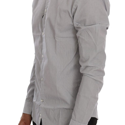 Chic blauw geruit casual shirt