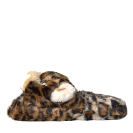 Brown Tiger Slippers Flats Sandals Shoes