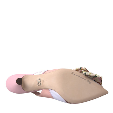 Pink Lily Crystal Cady Slingback Heel Shoes