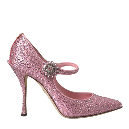 Pink Strass Crystal Heels Pumps Shoes