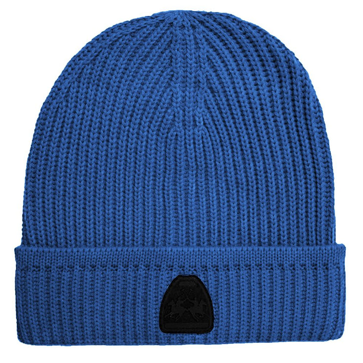 Cappelli in poliestere azzurro e cappuccio