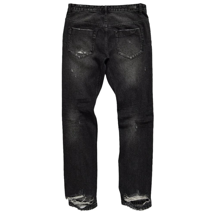 Zwarte katoenen jeans en broek