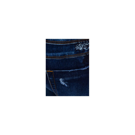 Jeans di cotone blu e pantalone