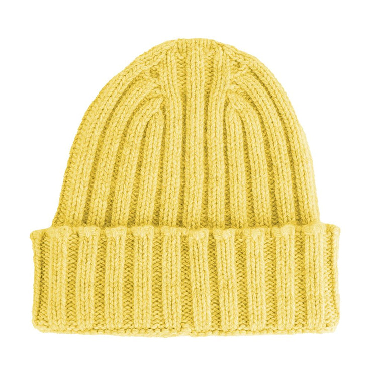 Cappelli gialli in cashmere e cappello