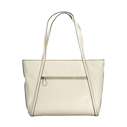 Bolso de polietileno beige