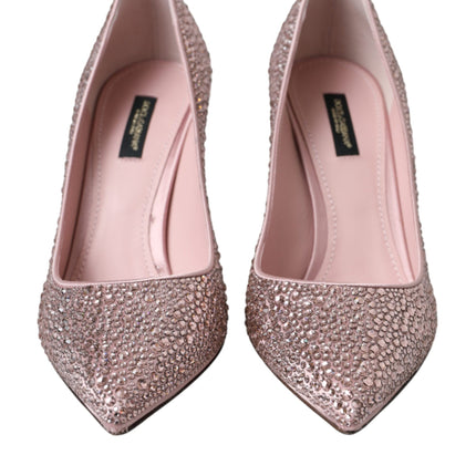 Pink Strass Crystal Heels Pumps Shoes