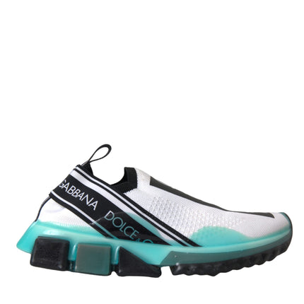 Black White Blue Slip On Sorrento Sneakers Shoes