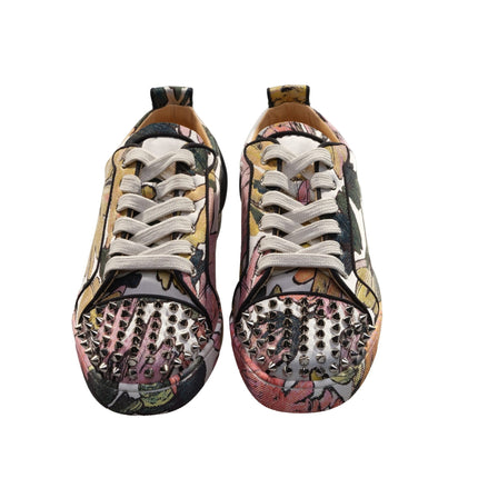 Divertimento Louis junior Spikes Sneakers con stampa botanica piatta