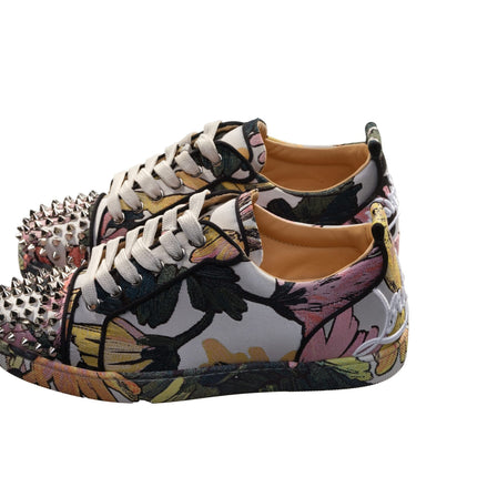 Divertimento Louis junior Spikes Sneakers con stampa botanica piatta