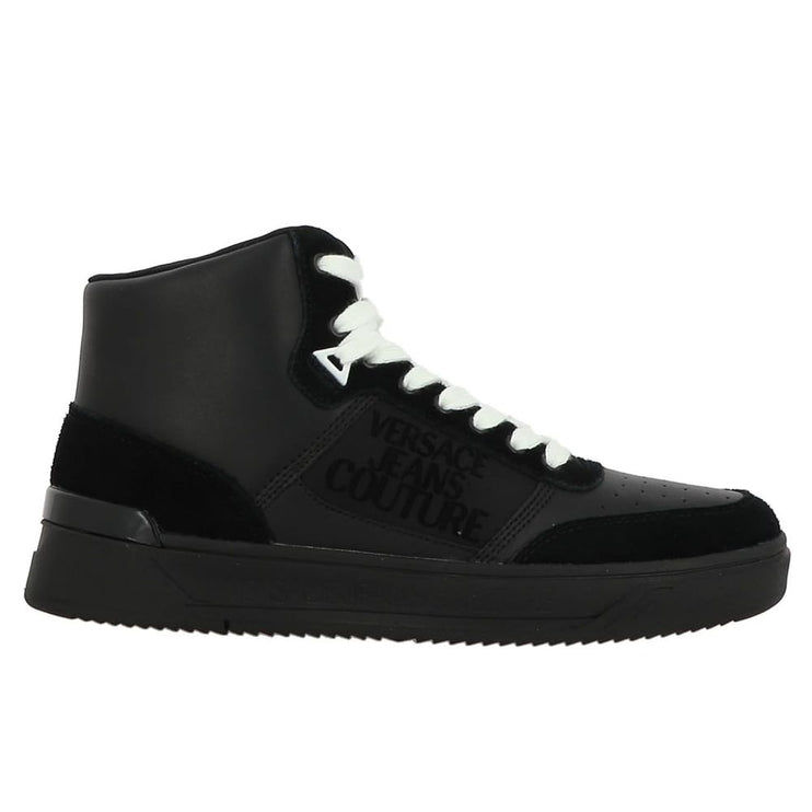 Sneaker in pelle di cuoio nero