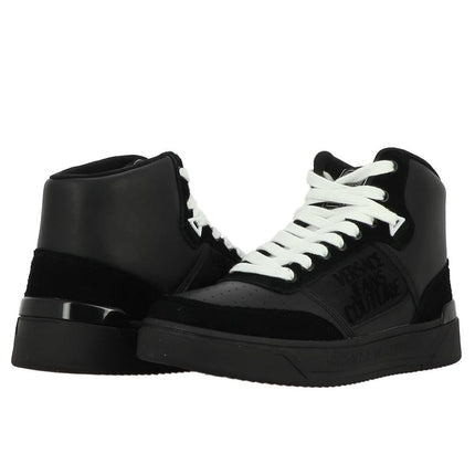 Sneaker in pelle di cuoio nero