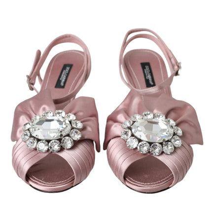 Pink Keira Crystal Heels Sandals Shoes