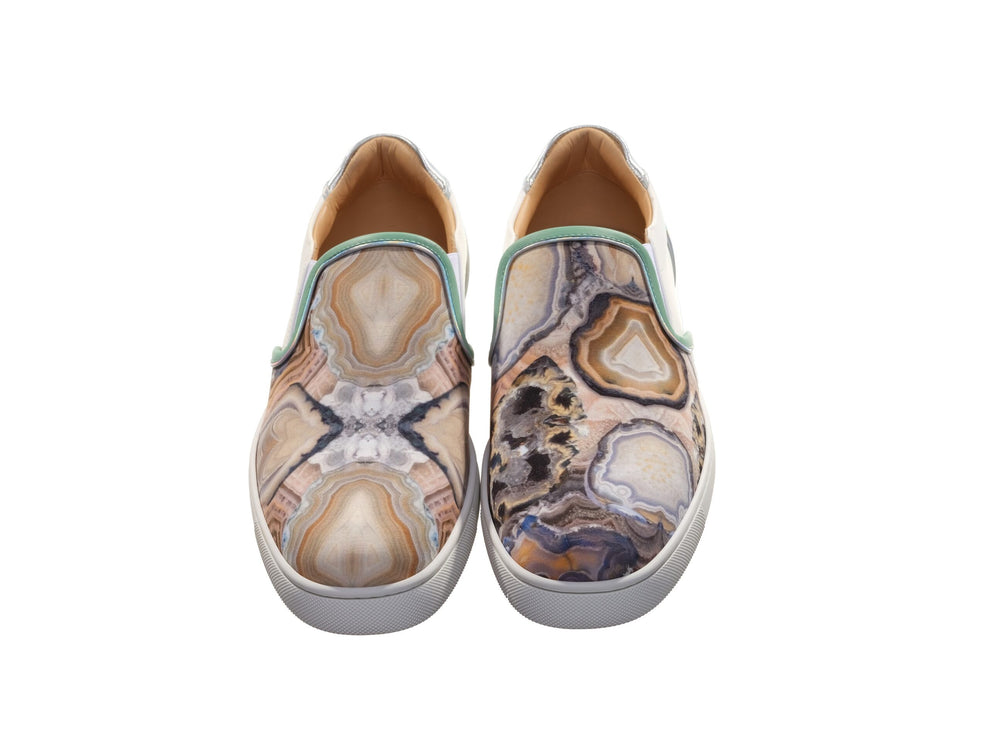 Sailor Boat Orlato Flat Star Agate Impresión Slip en zapatillas de deporte