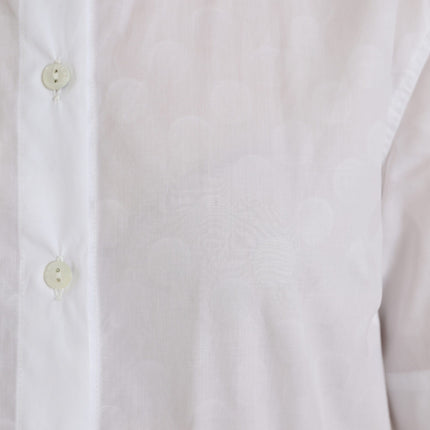 White Collared Short Sleeve Polo Shirt Top