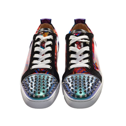 Louis Spikes Orlato Contrast Multicolor LaceUp Sneakers