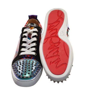 Louis Spikes Orlato Contrast Multicolor LaceUp Sneakers