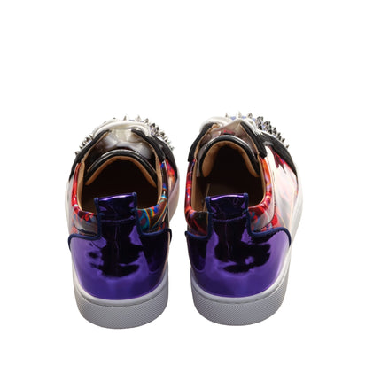 Louis Spikes Orlato Contrast Multicolor LaceUp Sneakers