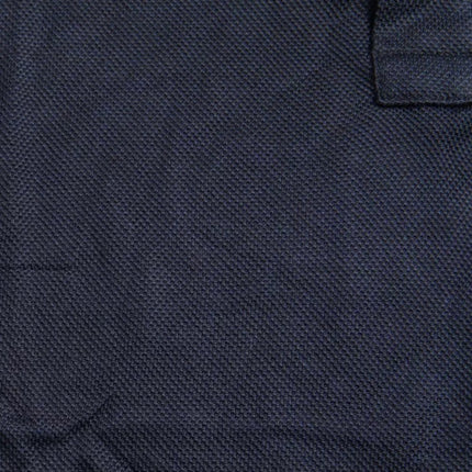 Navy Blue Collared Short Sleeve Polo T-shirt