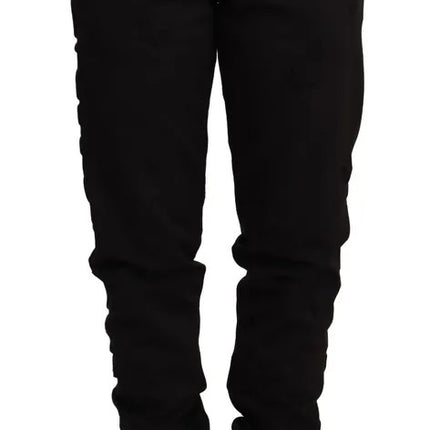 Black Jogger Women Polyester Pants