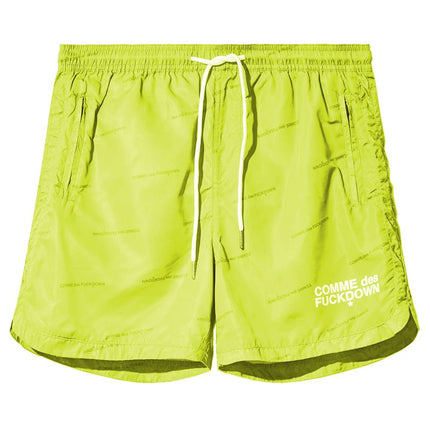 Swimswear en polyester jaune