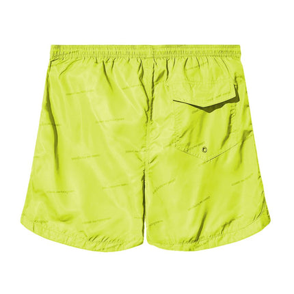 Swimswear en polyester jaune