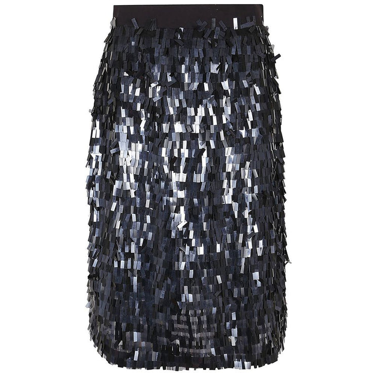 Zwarte polyester rok