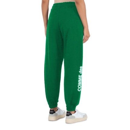 Groene katoenen jeans en broek