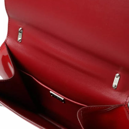 Red Patent Leather DG GIRLS Clutch Shoulder Bag