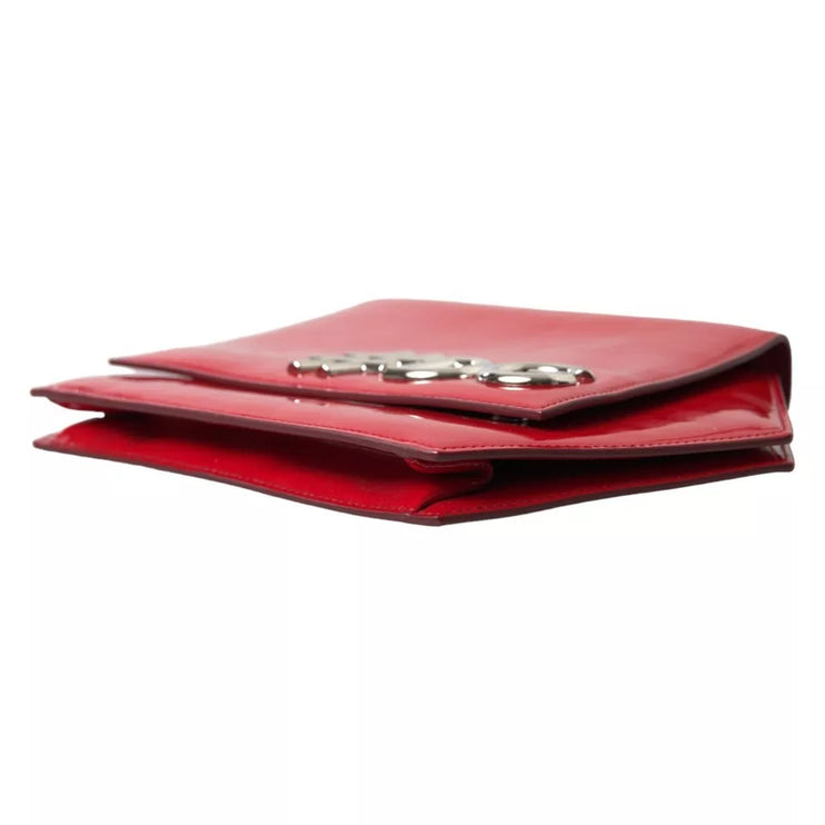 Red Patent Leather DG GIRLS Clutch Shoulder Bag