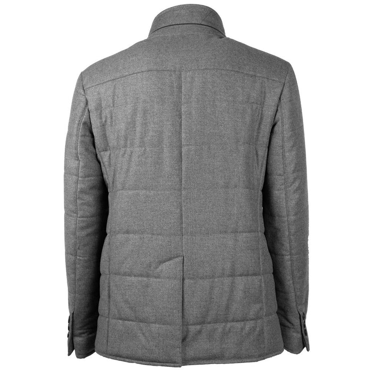 Chaqueta de lana gris