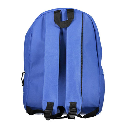 Mochila de poliéster azul