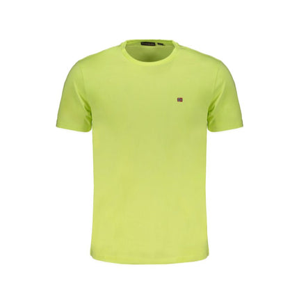 T-shirt di cotone giallo