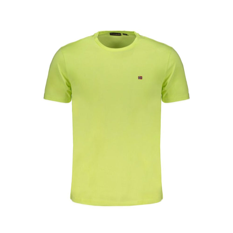 T-shirt di cotone giallo