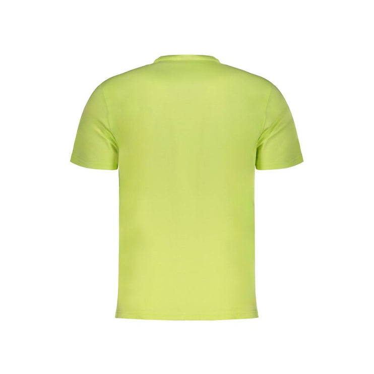 T-shirt di cotone giallo