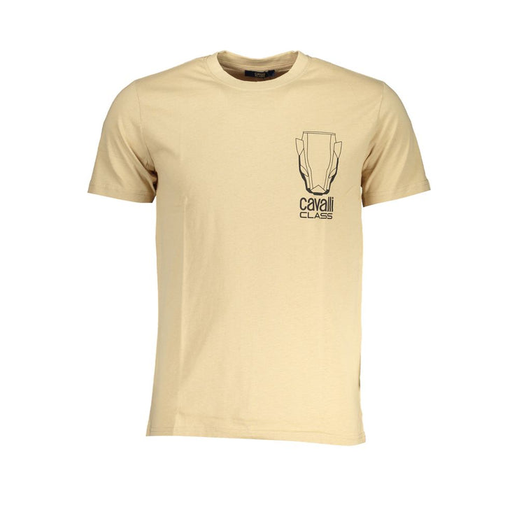 T-shirt di cotone beige