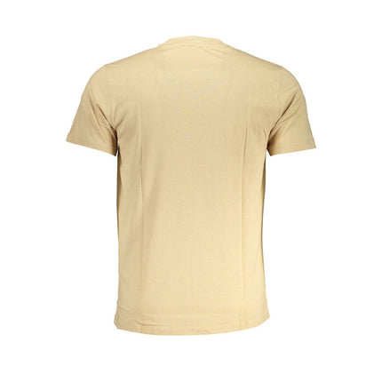 Beige katoenen t-shirt