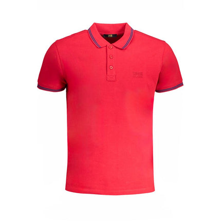 Polo de algodón rojo