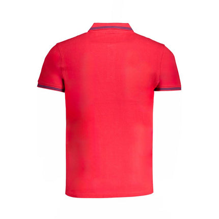 Polo de algodón rojo