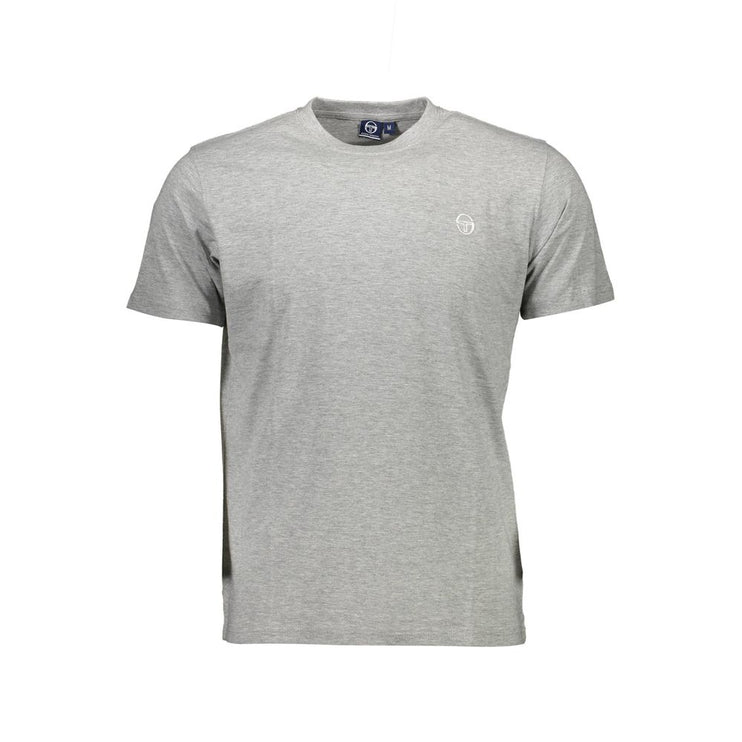 Camiseta de algodón gris