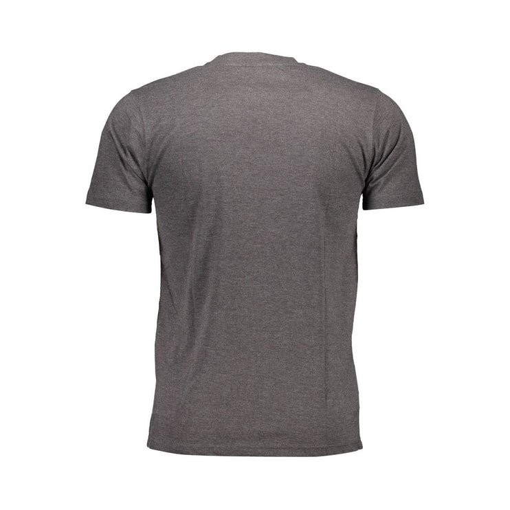 Camiseta de algodón gris