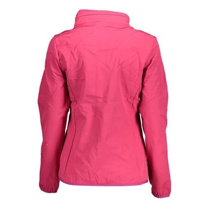 Pink Polyester Women Jacket