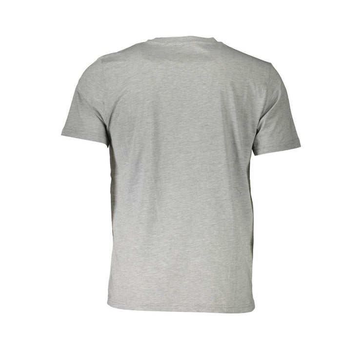 Gray Cotton Men T-Shirt