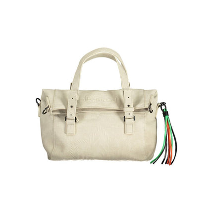 Bolso Chic Blanco Detalle Contraste