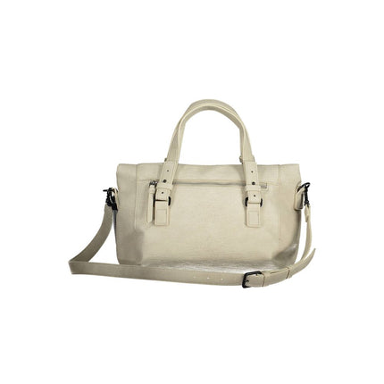 Bolso Chic Blanco Detalle Contraste