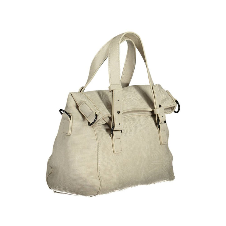 Bolso Chic Blanco Detalle Contraste