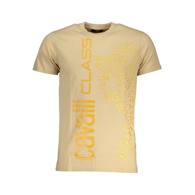 T-shirt di cotone beige