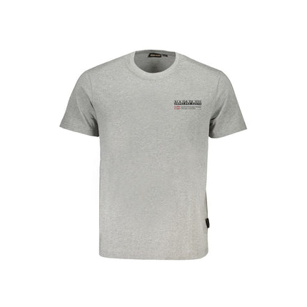 T-shirt di cotone grigio