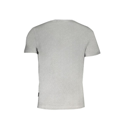 T-shirt di cotone grigio