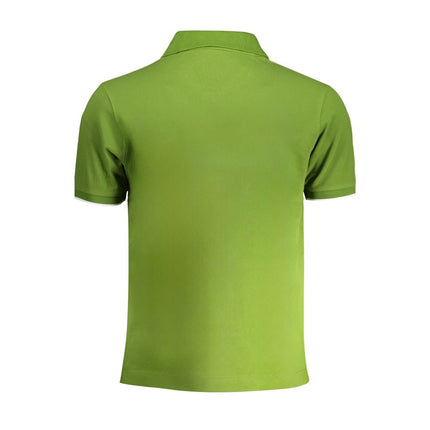 Shirt di polo in cotone verde